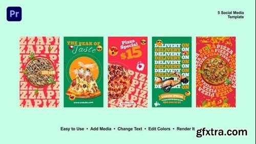 Videohive Pizza Instagram Stories 52604370