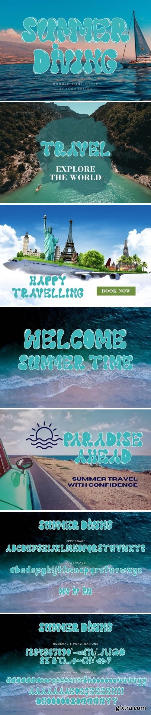 Summer Diving Font