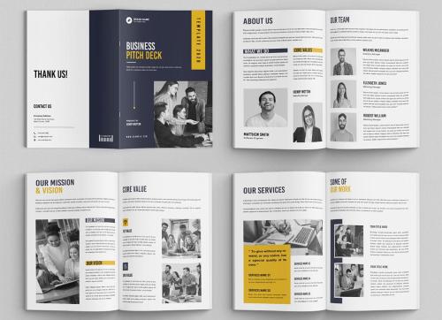 Project Pitch Deck Brochure Design