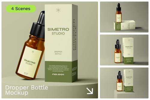 Dropper Bottle Mockup