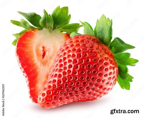 Strawberry Isolated On A White Background 2 20xJPEG