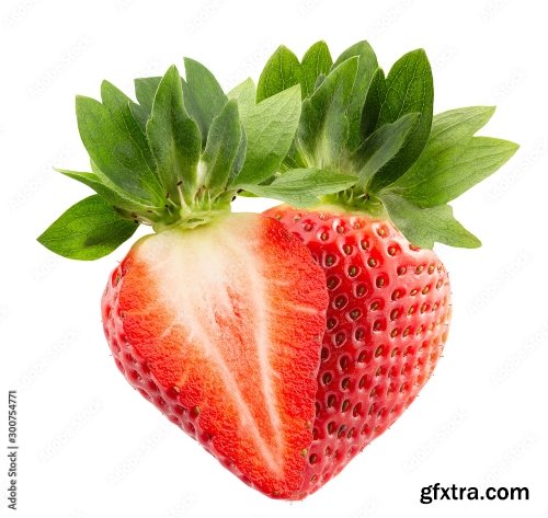 Strawberry Isolated On A White Background 2 20xJPEG