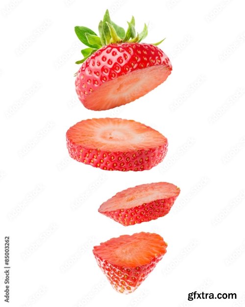 Strawberry Isolated On A White Background 2 20xJPEG