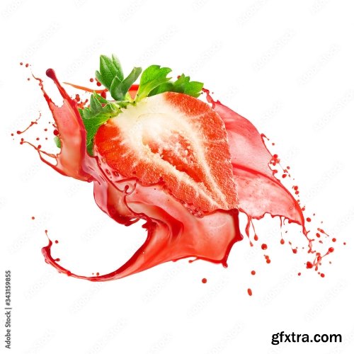 Strawberry Isolated On A White Background 2 20xJPEG