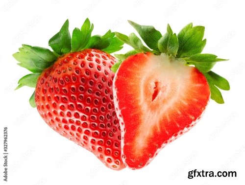 Strawberry Isolated On A White Background 2 20xJPEG