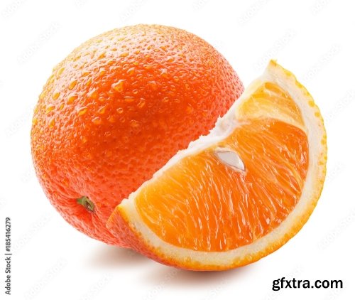 Orange Isolated On A White Background 4 19xJPEG