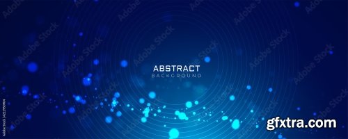 Abstract Technology Particles Mesh Background 6xAI