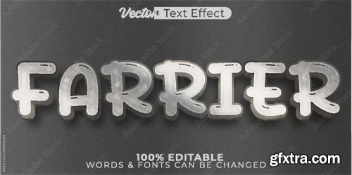 Vector Text Effect Editable Alphabet 18 20xAI