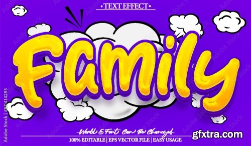 Vector Text Effect Editable Alphabet 18 20xAI