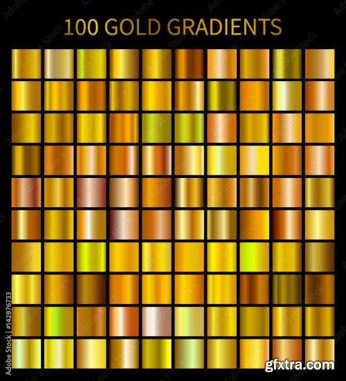 Gold, Silver, Bronze Gradients 6xAI