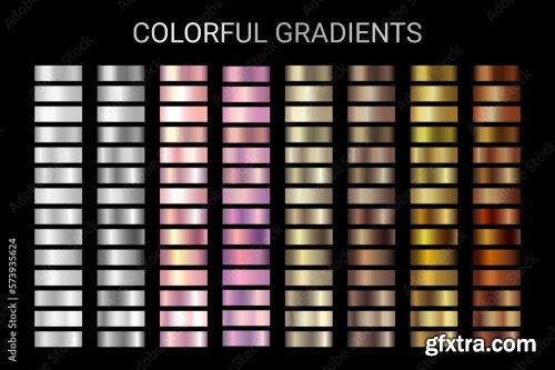 Gold, Silver, Bronze Gradients 6xAI