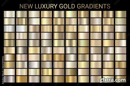 Gold, Silver, Bronze Gradients 6xAI