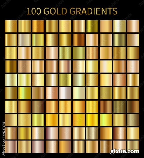 Gold, Silver, Bronze Gradients 6xAI