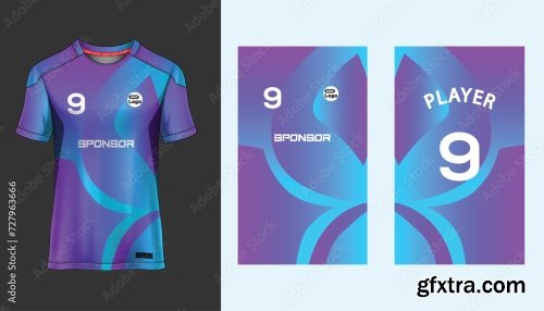 Soccer Jersey Mockup For Football Club 25xAI