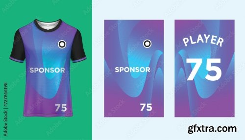 Soccer Jersey Mockup For Football Club 25xAI