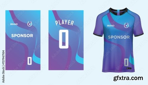 Soccer Jersey Mockup For Football Club 25xAI