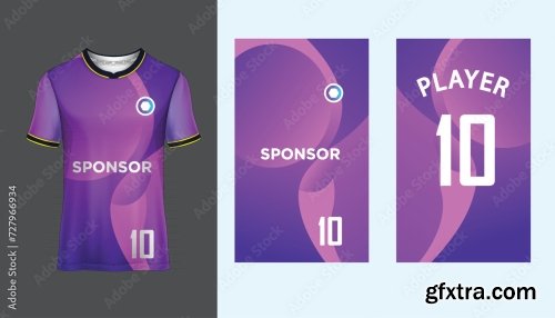 Soccer Jersey Mockup For Football Club 25xAI