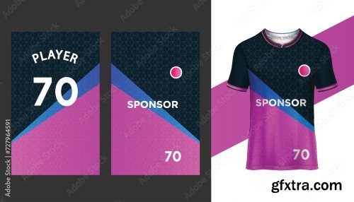 Soccer Jersey Mockup For Football Club 25xAI