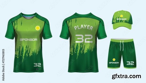 Soccer Jersey Mockup For Football Club 25xAI