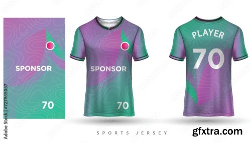 Soccer Jersey Mockup For Football Club 25xAI