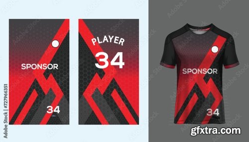 Soccer Jersey Mockup For Football Club 25xAI