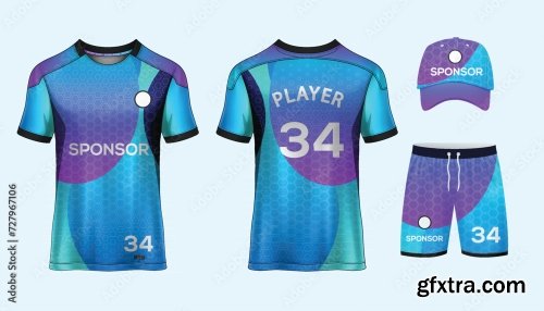 Soccer Jersey Mockup For Football Club 25xAI