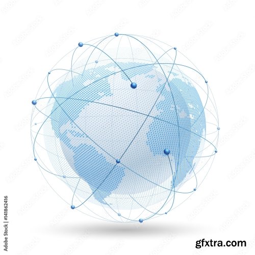 Global Network Background 6xAI