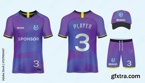 Soccer Jersey Mockup For Football Club 2 25xAI