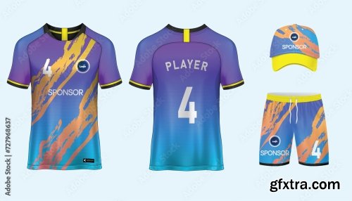 Soccer Jersey Mockup For Football Club 2 25xAI