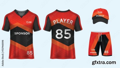 Soccer Jersey Mockup For Football Club 2 25xAI