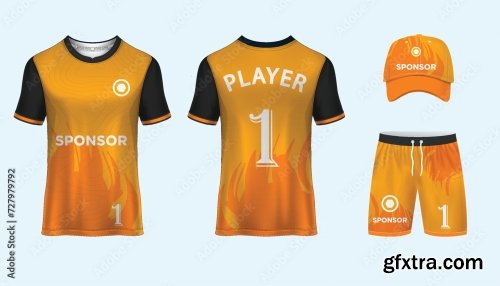 Soccer Jersey Mockup For Football Club 2 25xAI