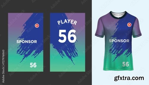 Soccer Jersey Mockup For Football Club 2 25xAI