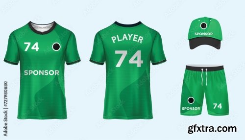 Soccer Jersey Mockup For Football Club 2 25xAI