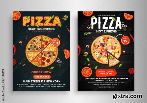 Fast Food Flyer Design Template 1 23xAI