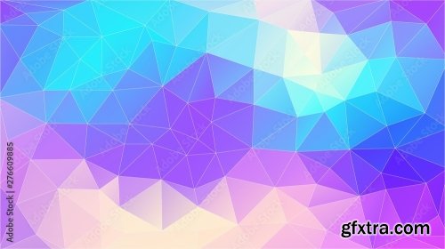 Abstract 2D Geometric Colorful Background 6xAI