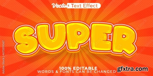 Vector Text Effect Editable Alphabet 46 25xAI