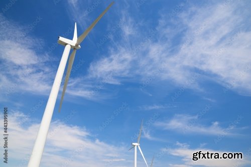 Wind Turbine Generator For Green Electricity Production 6xJPEG