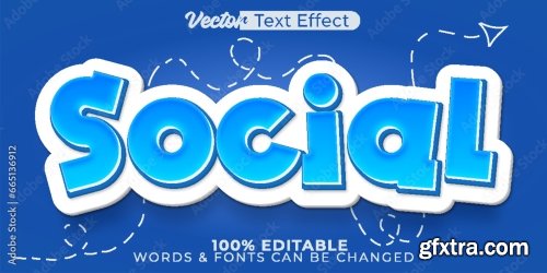 Vector Text Effect Editable Alphabet 42 25xAI