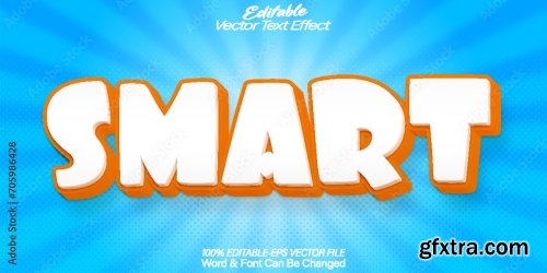 Vector Text Effect Editable Alphabet 42 25xAI