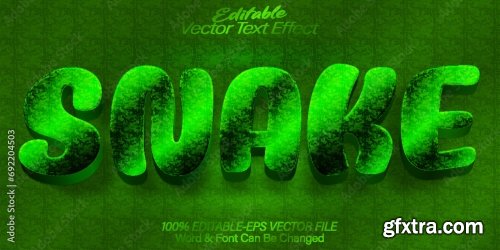 Vector Text Effect Editable Alphabet 42 25xAI