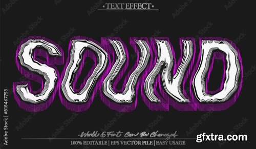 Vector Text Effect Editable Alphabet 42 25xAI