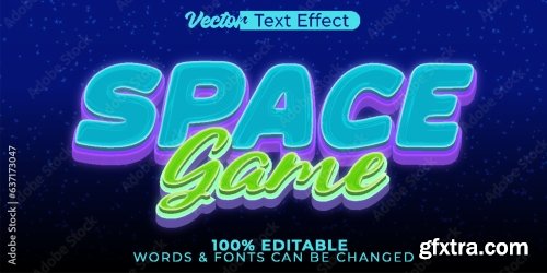 Vector Text Effect Editable Alphabet 42 25xAI