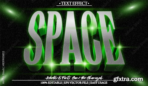 Vector Text Effect Editable Alphabet 42 25xAI