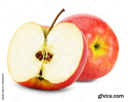 Red Apple Isolated On A White Background 2 18xJPEG