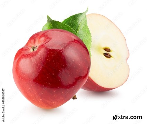 Red Apple Isolated On A White Background 2 18xJPEG