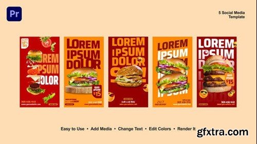 Videohive Burger Instagram Stories 52603575