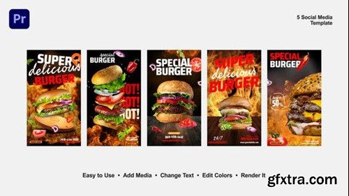 Videohive Burger Instagram Reels 52603585