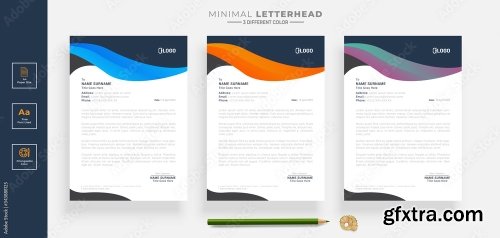 Elegant Letterhead Design Template 5 20xAI