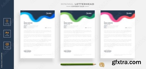 Elegant Letterhead Design Template 5 20xAI