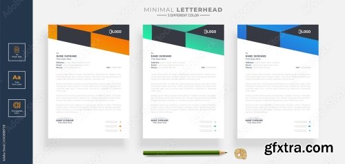 Elegant Letterhead Design Template 5 20xAI